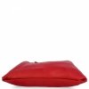 Torebka Skórzana Shopper Bag z Etui Czerwona